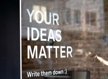 your ideas matter
